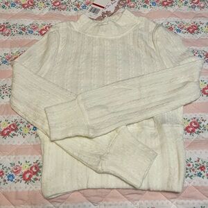 Band of the Free Mock-neck Sweater Size Extra Small NWT